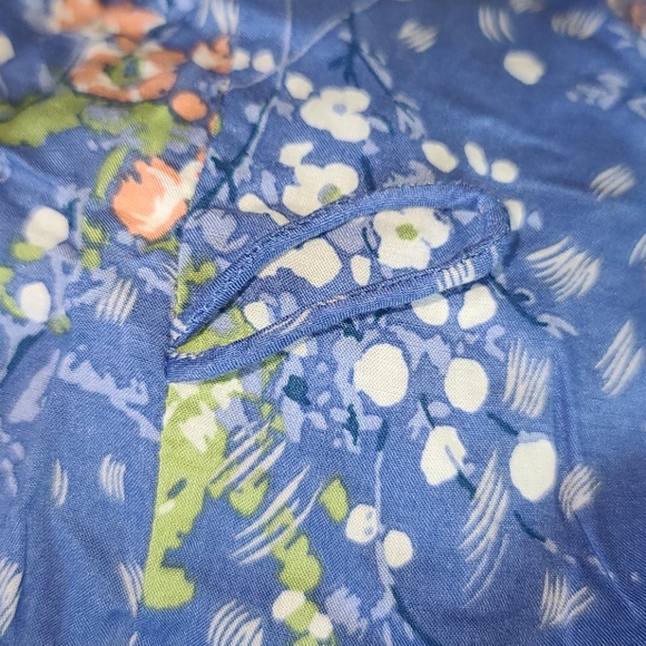 Rare Spell Designs Blue Sundancer Maxi Kimono Duster OS floral embroidered robe - Picture 15 of 17